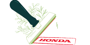 tampon de garantie Honda